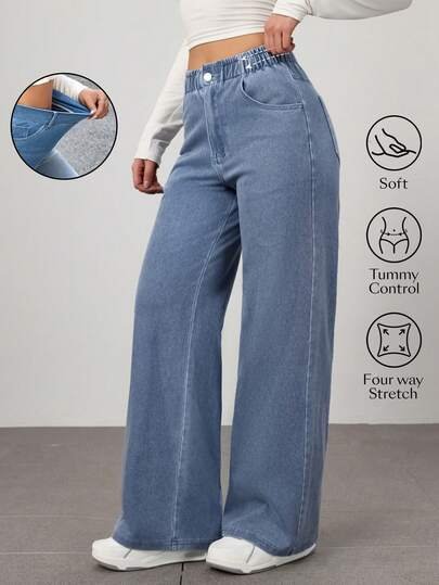 4%Elastane & 53%Cotton & 43%Polyester