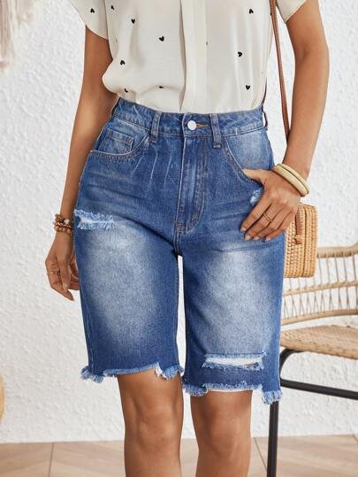 Women Denim Shorts 28 (sz2311071701126258)