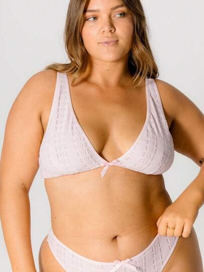 Plus Size Bra and Panty Sets 2XL (si2410246199593594)