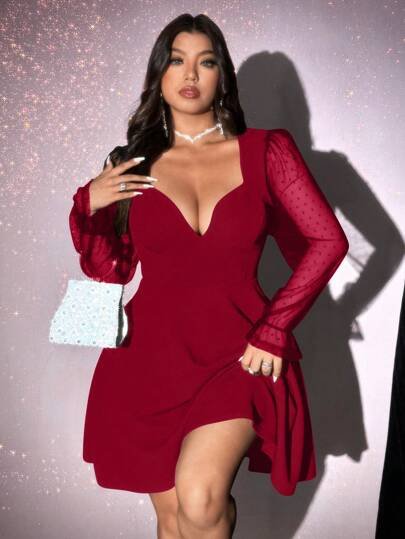 Plus Size Dresses 0XL (sz2412196616323105)