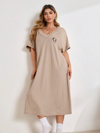 Plus Size Sleep Dresses 0XL (si2412074265421414)
