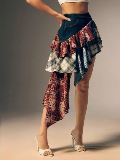 Women Denim Skirts XL (sz2412093336114981)